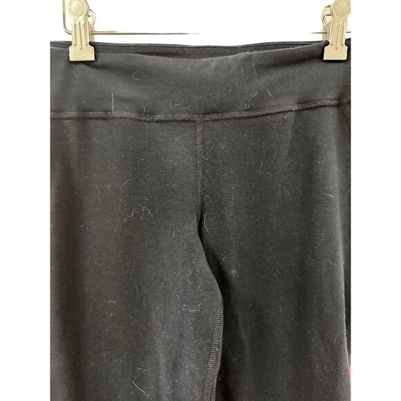 🌸3/$15🌸Medium Black Capri Athletic Leggings Rise 8, Length 25.5 - Picture 2 of 6